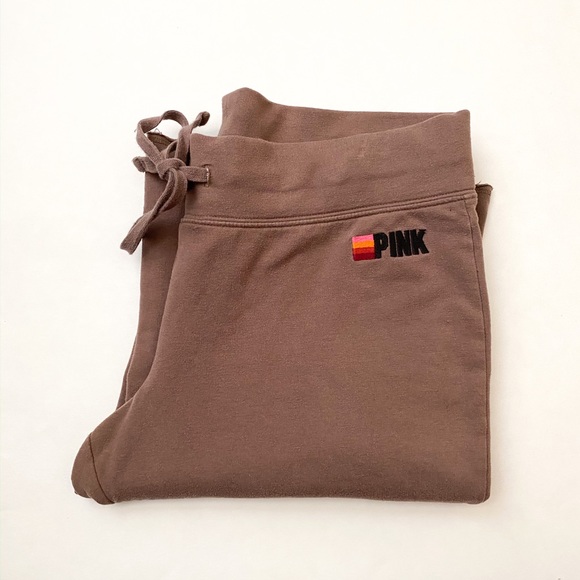 PINK Victoria's Secret Pants - VS PINK Brown Sweatpants Size Medium